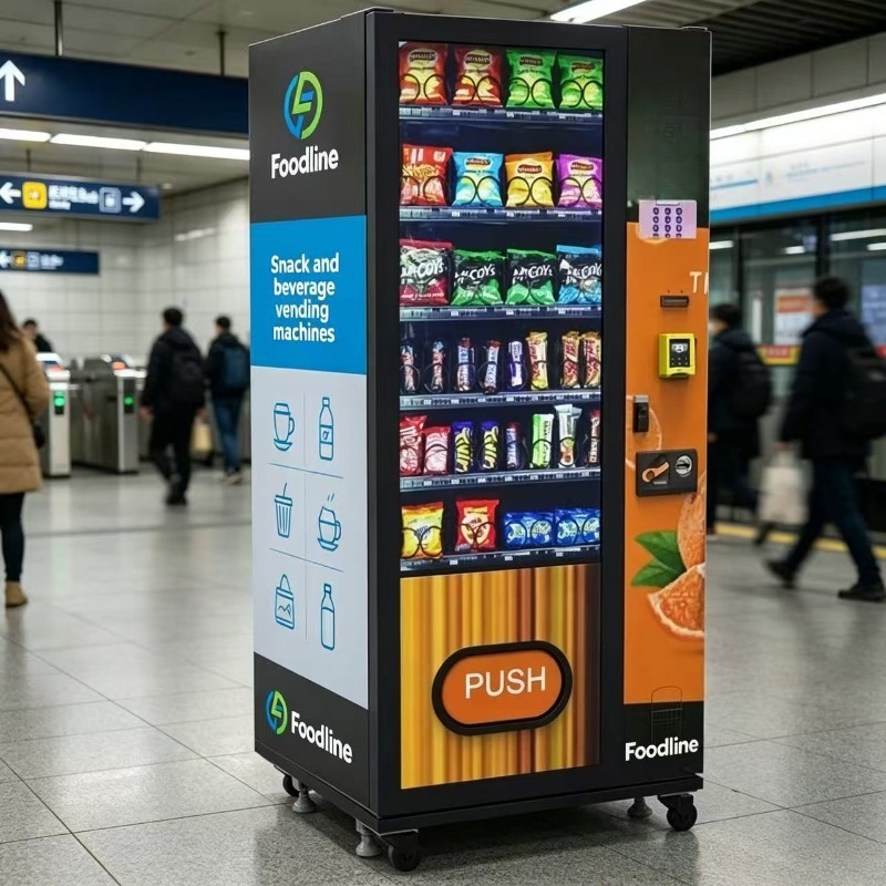 Healthy Snacks Food - FLカスタマイズ冷蔵健康食品スナックドリンクコンボ自動販売機