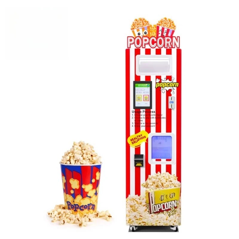 Popcorn - 業務用カスタマイズ新型自動ポップコーン製造販売機（映画館/バー/ショッピングモール）110V-220V 1年間保証