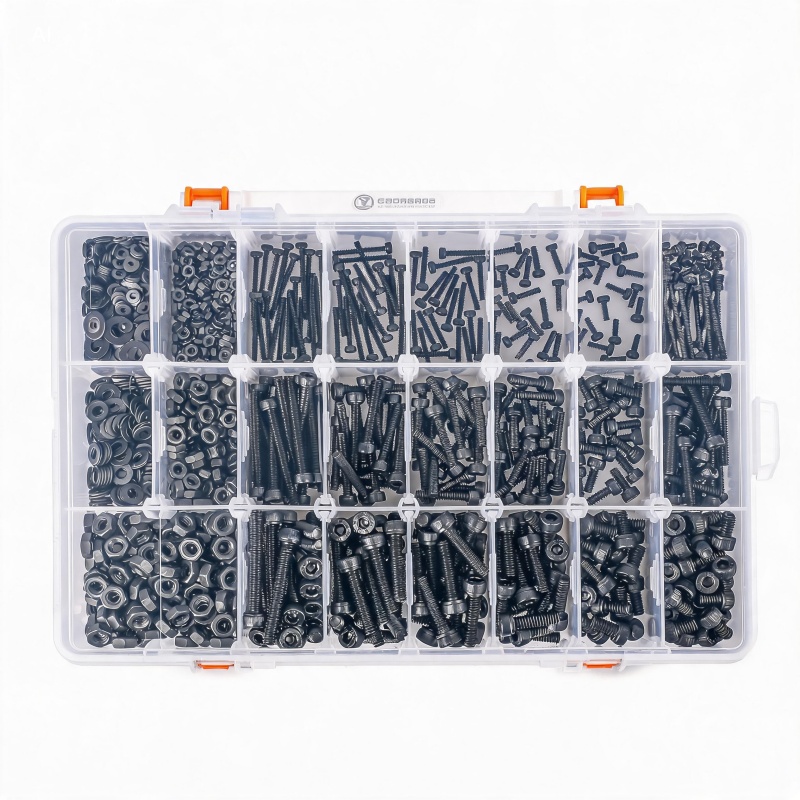 Nuts Mix - 1260個入り 12.9合金鋼 メートルボルトナット詰め合わせキット M2 M3 M4
