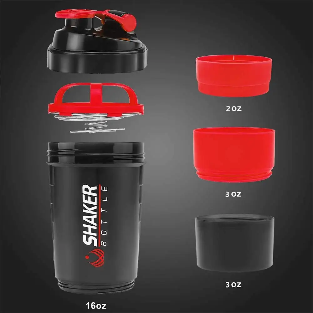 Protein Bar - ワイヤースターリングボール付きプロテインシェーカー,大きなウォーターボトル,500ml