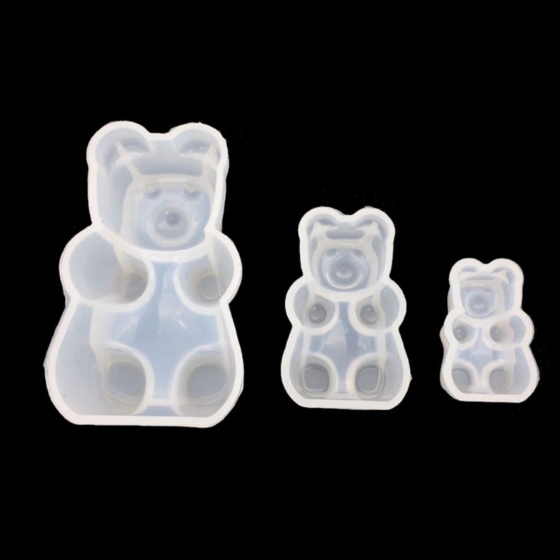 Gummy Candy - E0BF グミベアキャンディシリコンモールドケーキチョコレートフォンダン樹脂ペンダントジュエリー DIY