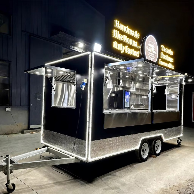 移動式ケータリングフードトレーラー、ポータブル商業用フードカ - Food Snacks Catering のレビューと価格