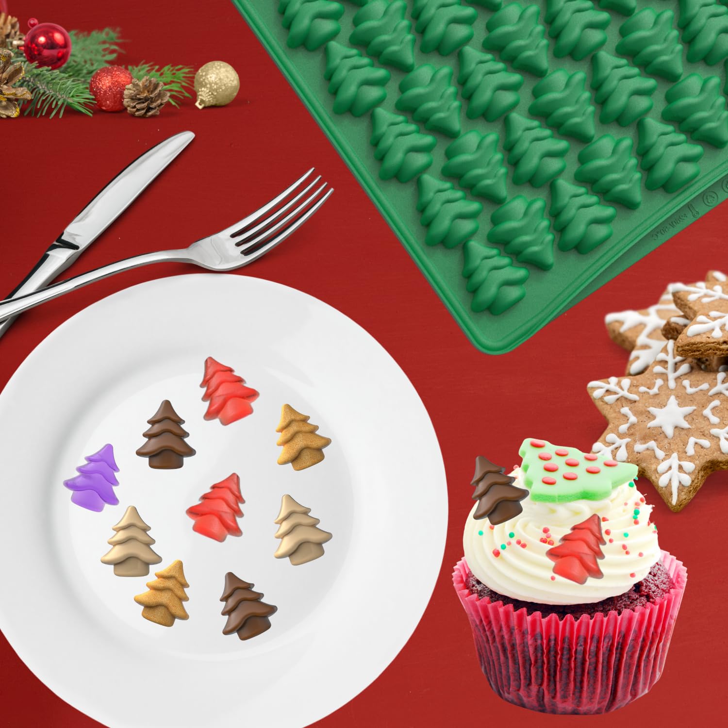 FAIS DU ミニクリスマスツリー型 - グミ、クッキー、 - Gummy Candy のレビューと価格
