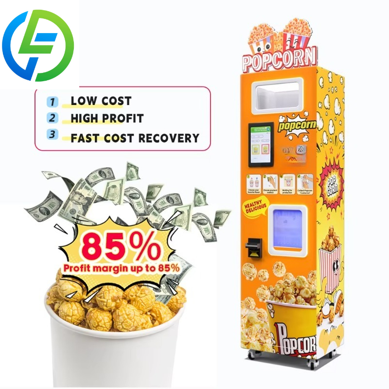カスタマイズ可能な24時間稼働ポップコーン自動販売機 - 1 - Popcorn のレビューと価格