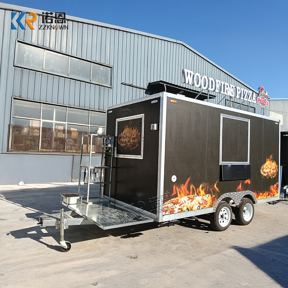高品質クレープパンケーキデザートフードトレーラー移動式ケータ - Food Snacks Catering のレビューと価格