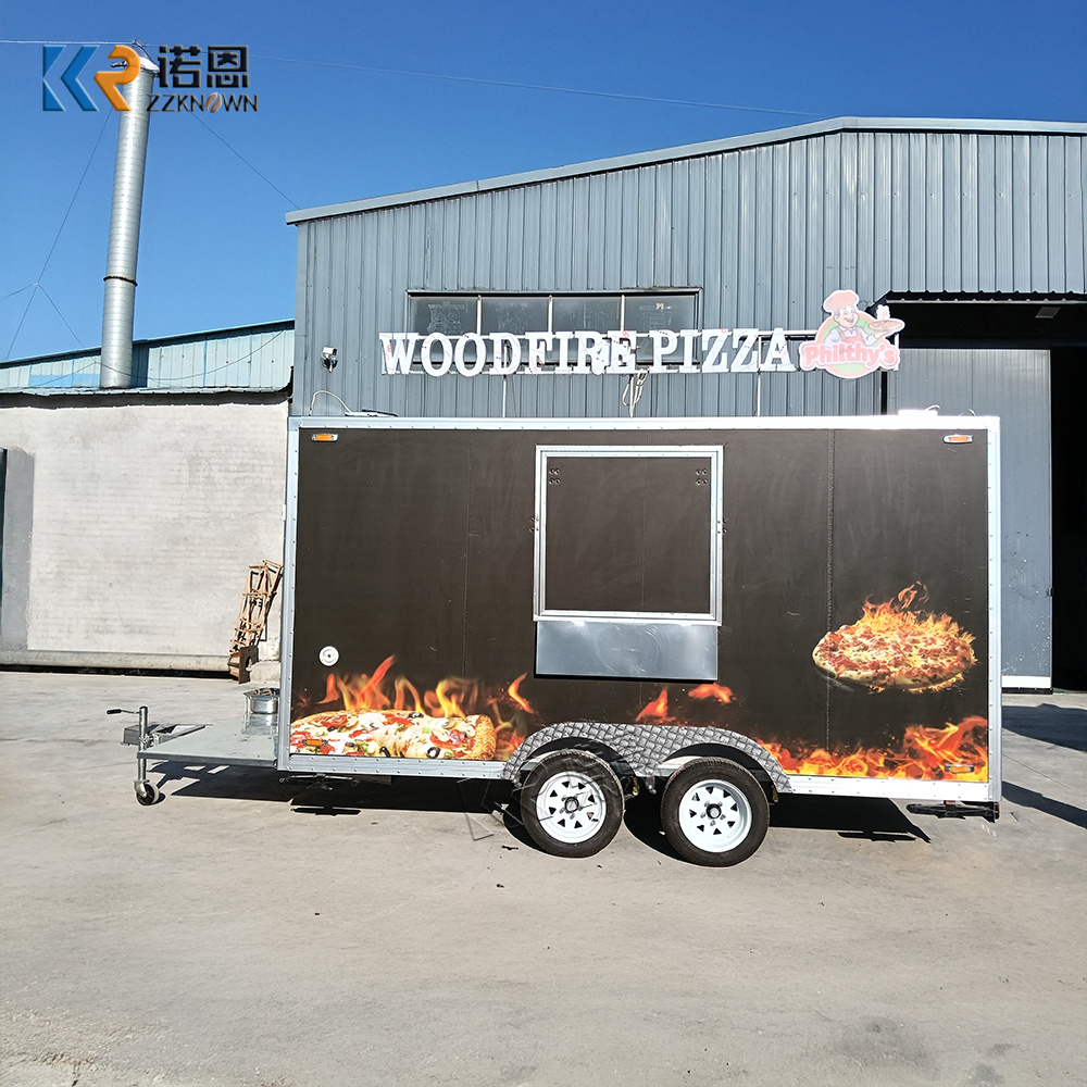 高品質クレープパンケーキデザートフードトレーラー移動式ケータ - Food Snacks Catering のレビューと価格