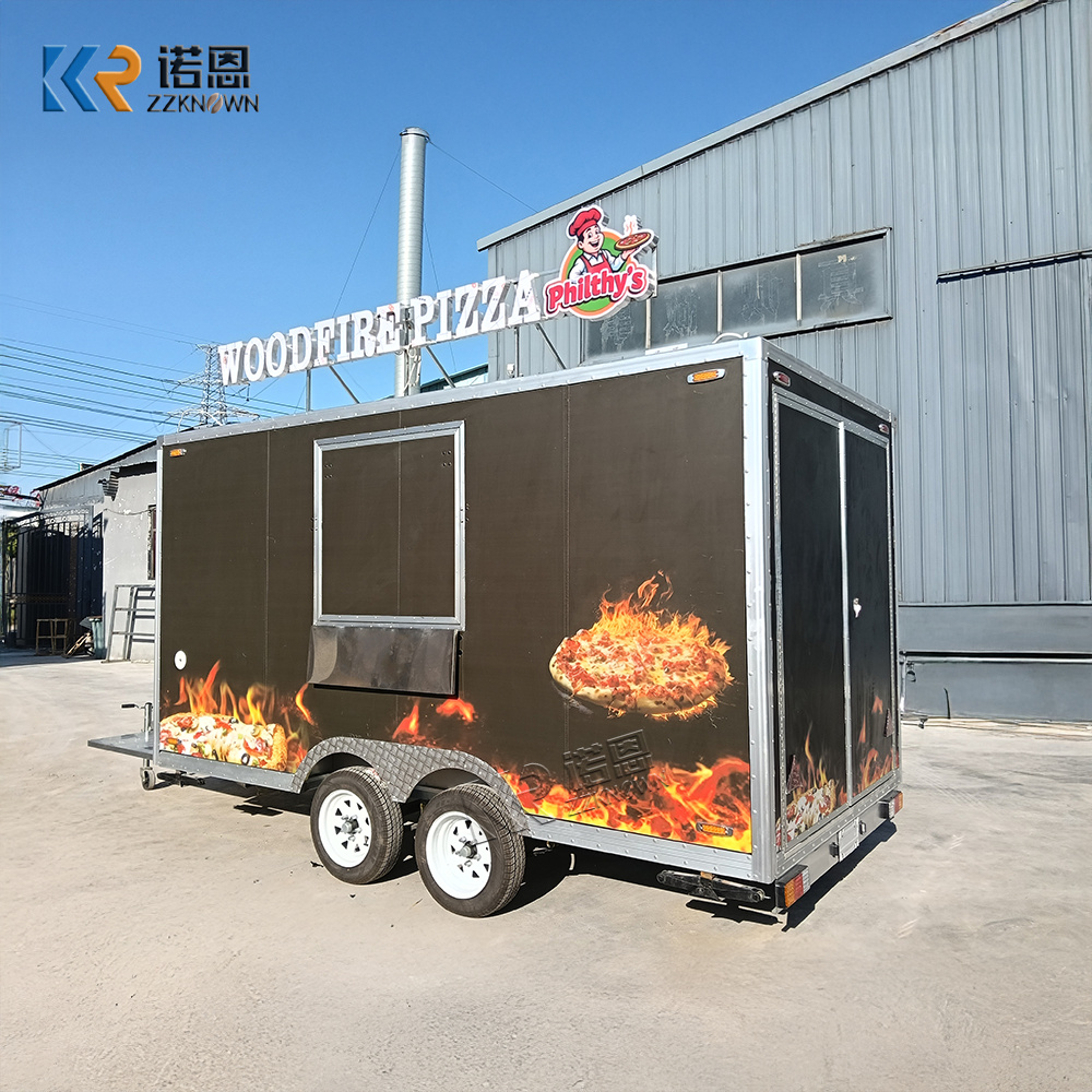 高品質クレープパンケーキデザートフードトレーラー移動式ケータ - Food Snacks Catering のレビューと価格