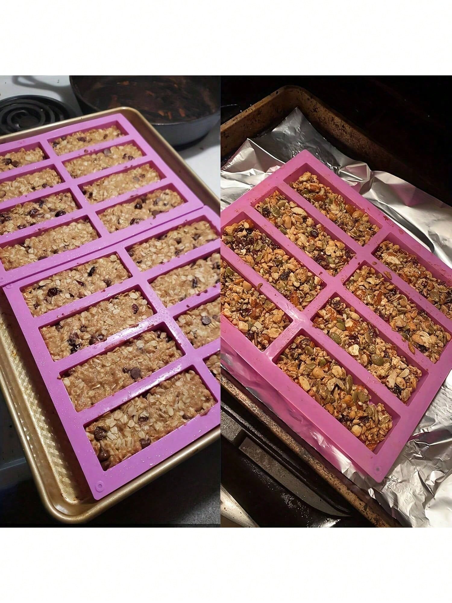 1個入りシリコン製グラノーラバーモールド、キャンディーバーモ - Protein Bar のレビューと価格