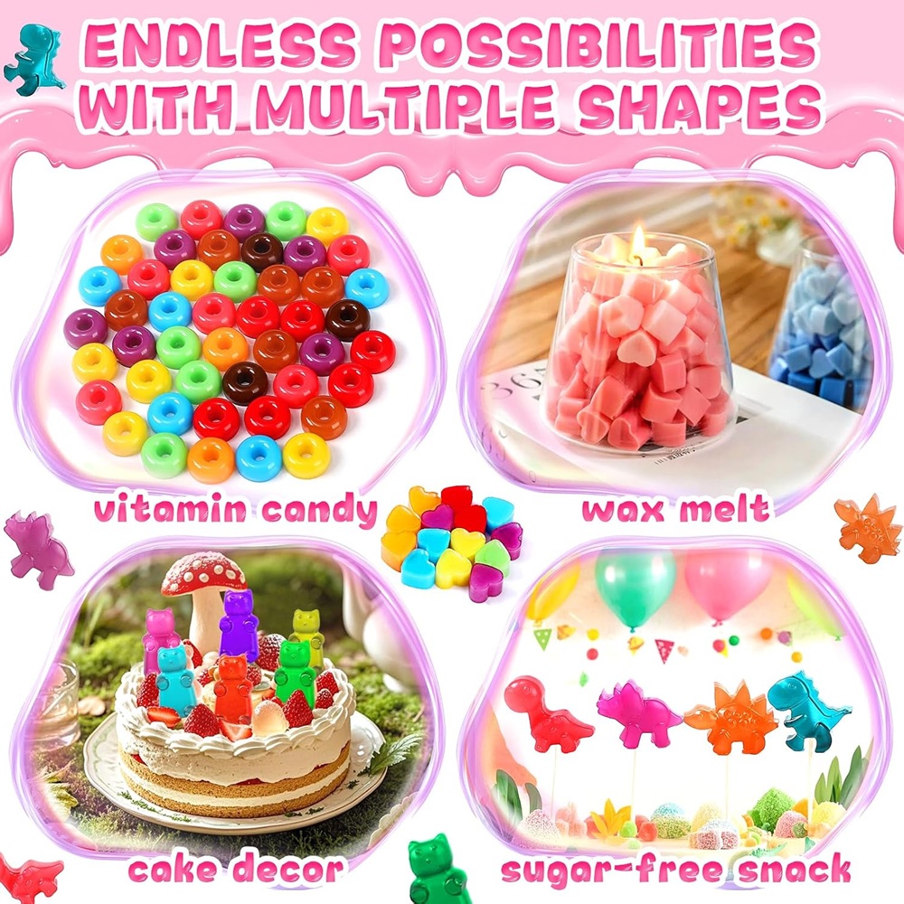 ラブハートグミチョコレートキャンディ型、ミニグミ型（ドロッパ - Gummy Candy のレビューと価格