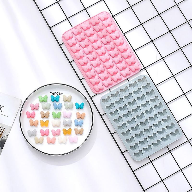 焦げ付き防止シリコンボウグミキャンディーモールド、バタフライ - Gummy Candy のレビューと価格