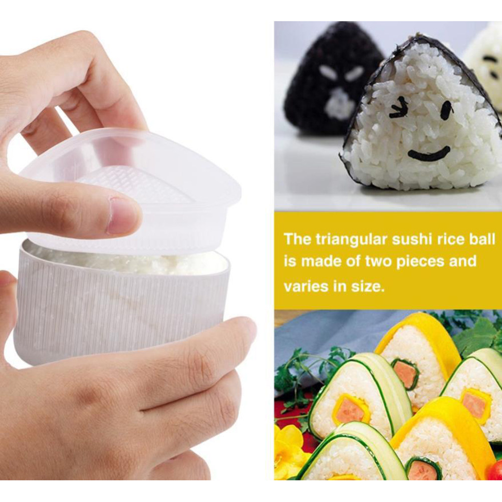 2個入り 三角形のおにぎり型セット。食品グレードのプラスチッ - Seaweed Snack のレビューと価格
