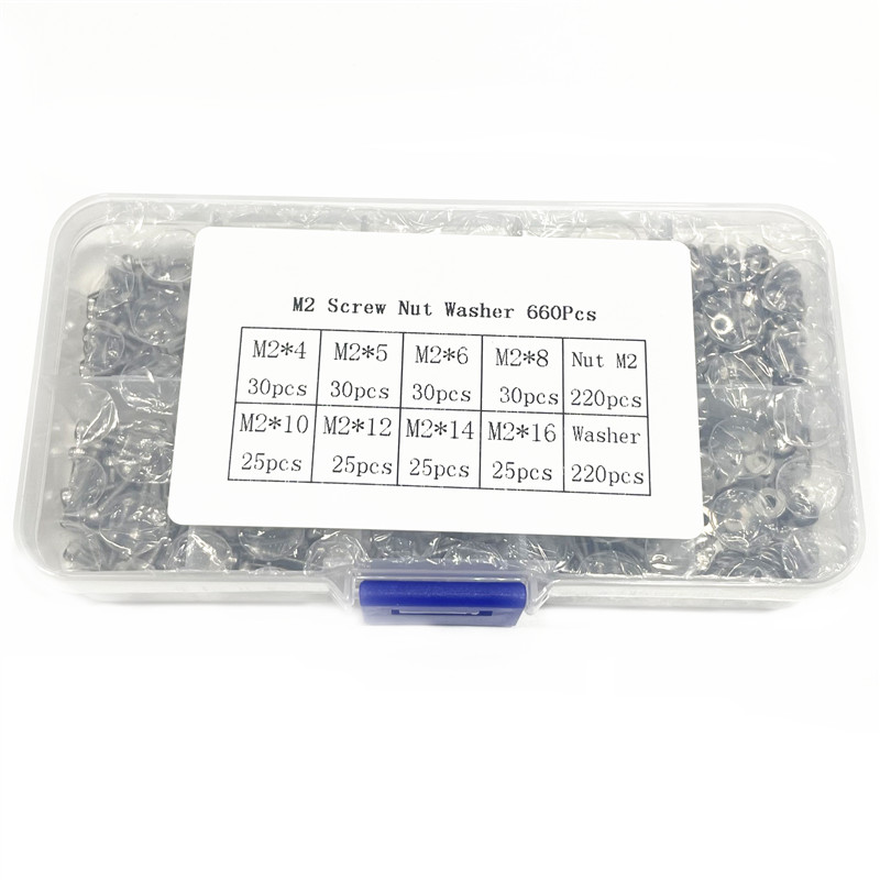 1箱/660個入り M2*4 5 6 8 14 16MM D - Nuts Mix のレビューと価格