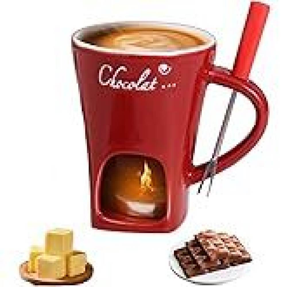 セラミック製チョコレートフォンデュマグ、クリエイティブなチー - Chocolate Snack のレビューと価格