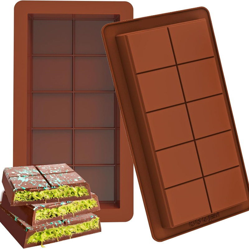 チョコレートバー型 シリコーンバー 割れるワックスメルト型  - Chocolate Snack のレビューと価格