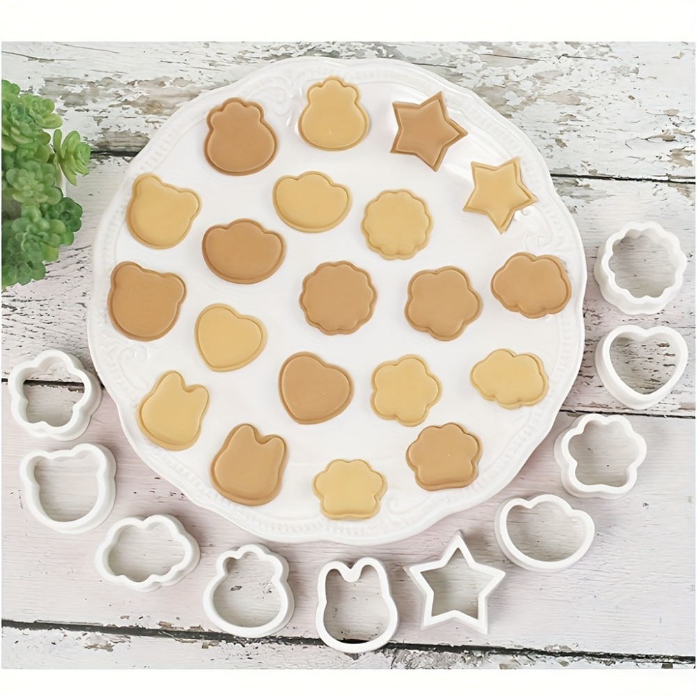 10個入りクッキービスケットカッターセット 動物、星、ハート - Cookies Pack のレビューと価格