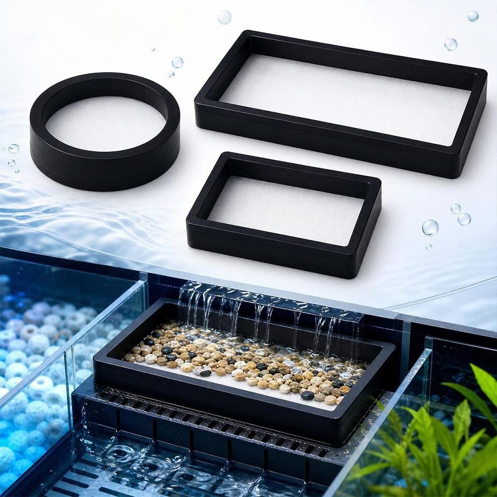 PVC製水槽フィルタースクリーン ナイロンメッシュ 再利用可 - Seaweed Snack のレビューと価格