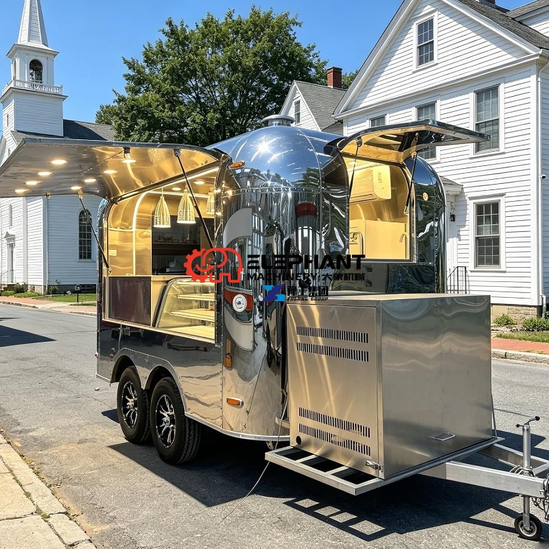 ピザ用ミラーフードトレーラー、機器付き移動ケータリングトレー - Food Snacks Catering のレビューと価格