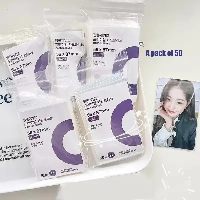 500枚入り 韓国製 カードスリーブ HD透明 K-POPア - Popcorn のレビューと価格
