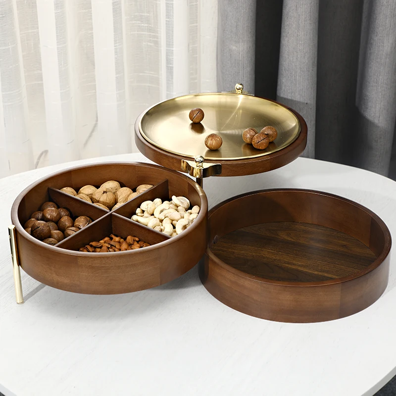 3層ドライフルーツプレート、ナッツ収納ボックス、家庭用リビン - Dried Fruit のレビューと価格